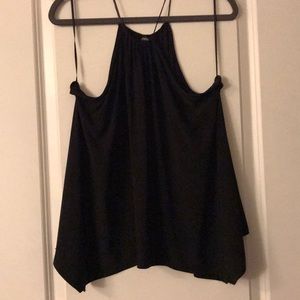 Trapeze shaped halter top